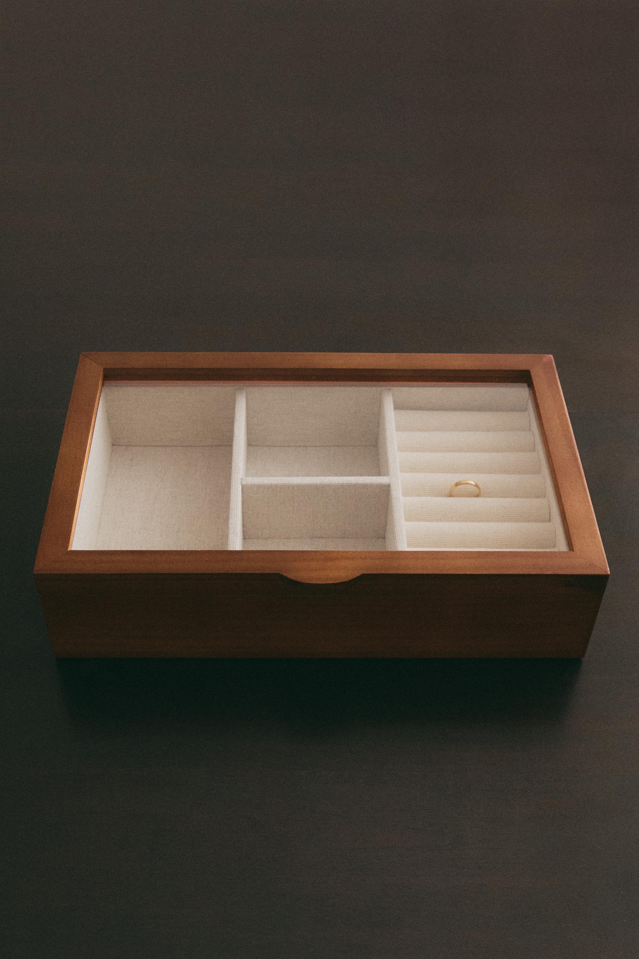 WOODEN JEWELLERY BOX